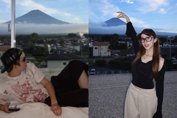 懶理前女友開撕 派偉俊與啦啦隊女神赴日賞富士山隔空放閃
