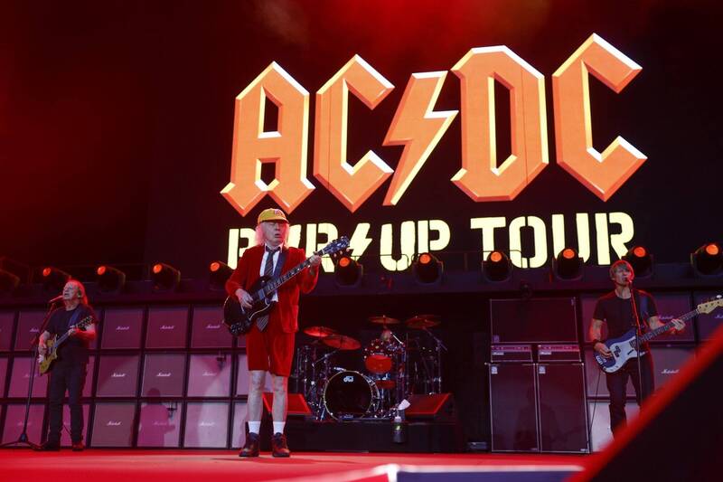 澳洲傳奇搖滾樂團AC/DC。（歐新社）