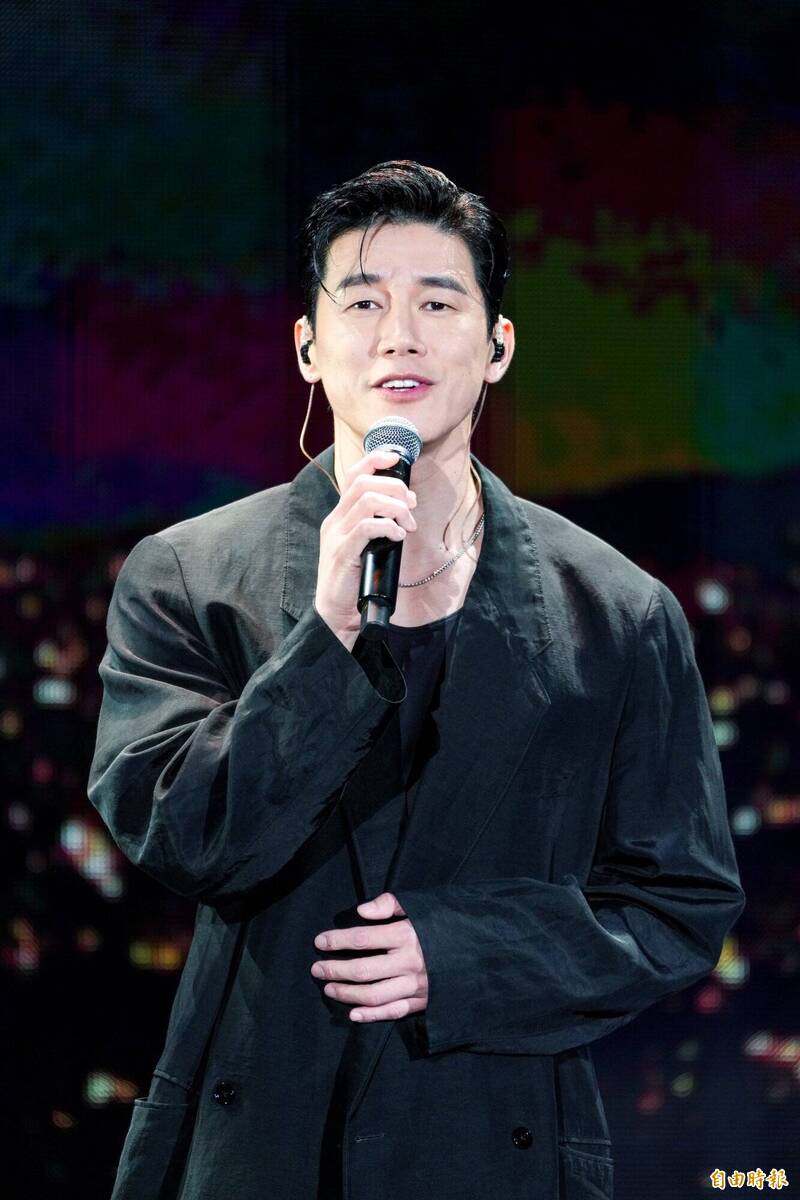 金武烈分享出道26年支撐他走到現在的原因。（記者王文麟攝）