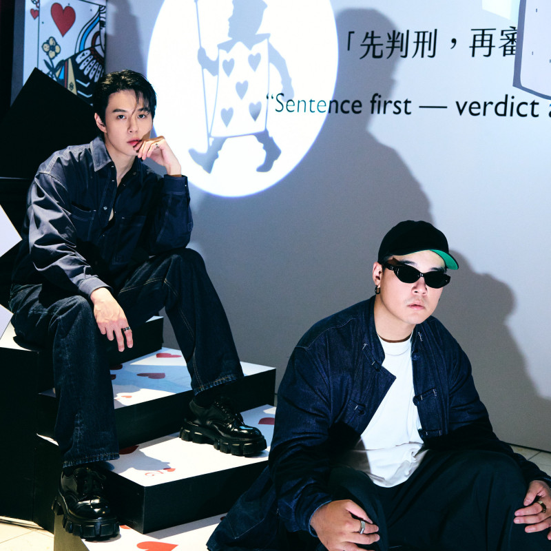 孫麥傑（左）、BRADD為求完美演出前大改歌單。（周子娛樂提供）