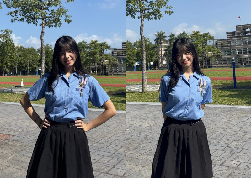 林芷瑈從稚氣小女孩蛻變成亭亭玉立的美少女，讓許多玩家驚訝時間過得太快。（組合照，翻攝自Threads）
