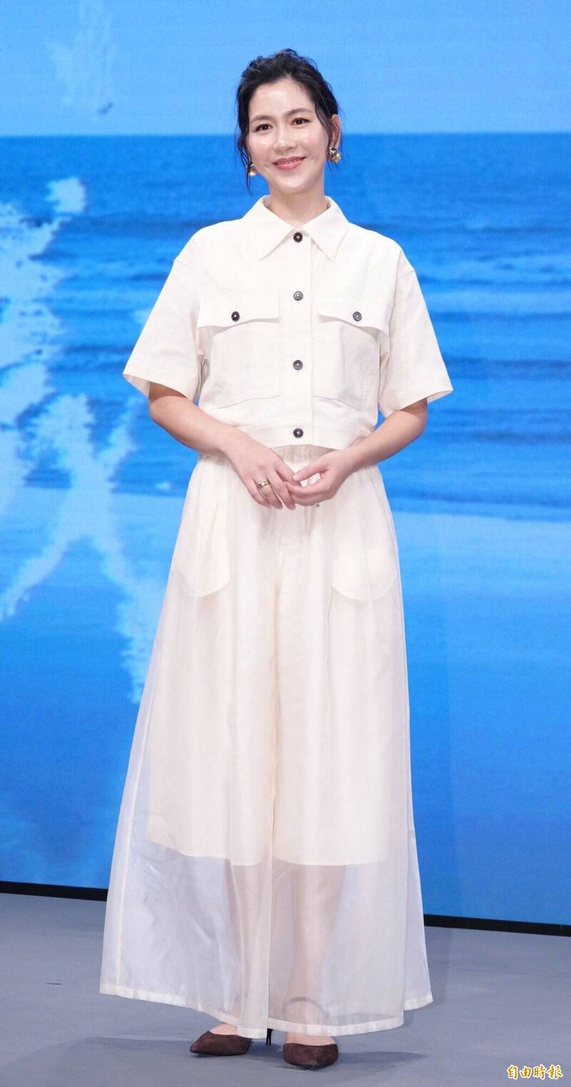 張家慧在劇中飾演熱血又愛漂亮的志工「陳卿子」。（記者潘少棠攝）