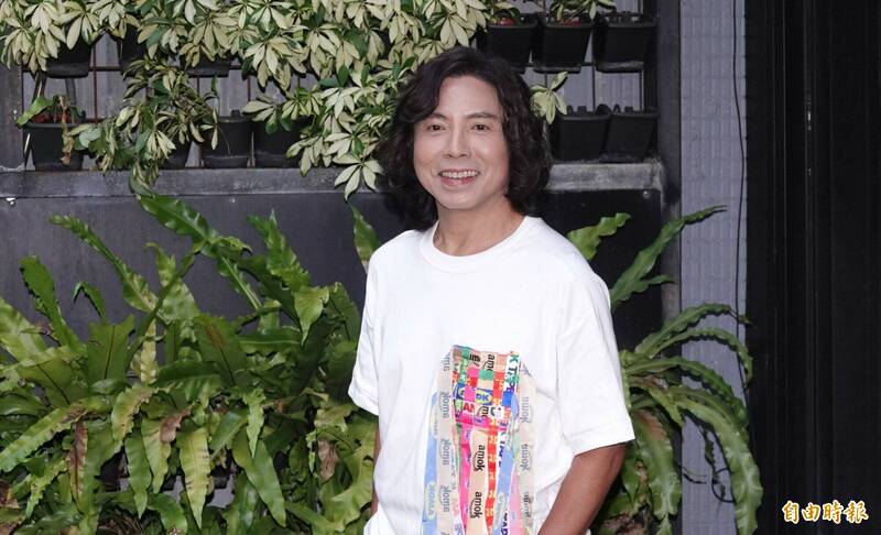 郭子自稱單身多年，私下也非常佛系。（記者潘少棠攝）