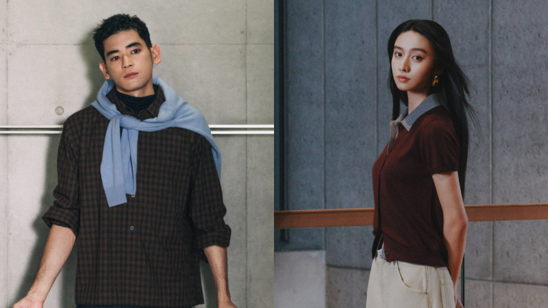 UTA內田雅樂、Kōki郎才女貌。（UNIQLO提供）