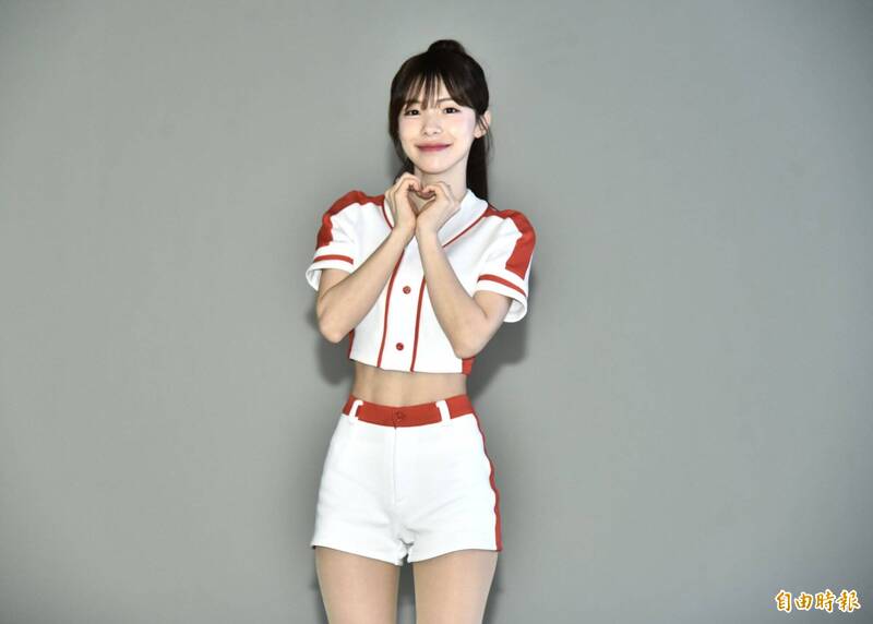 啦啦隊女神李多慧活潑開朗。（資料照，記者陳奕全攝）