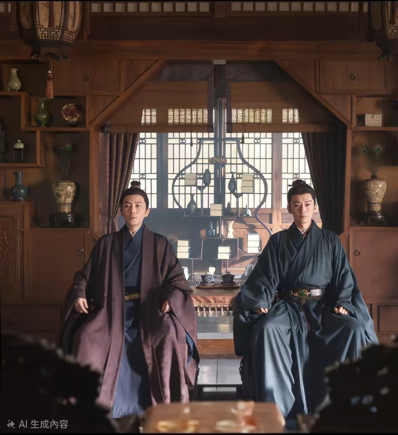 《蘭香如故》的男主角劉學義（右）和永昌侯賀鵬都曾和楊紫傳過緋聞。（翻攝自網路）