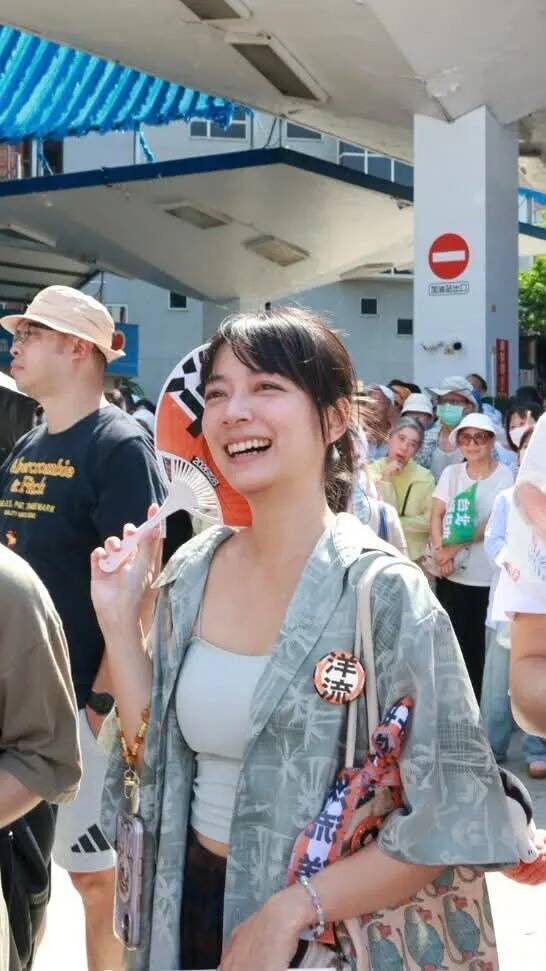 星光幫女星林雨宣到場力挺沈伯洋。（翻攝自IG）