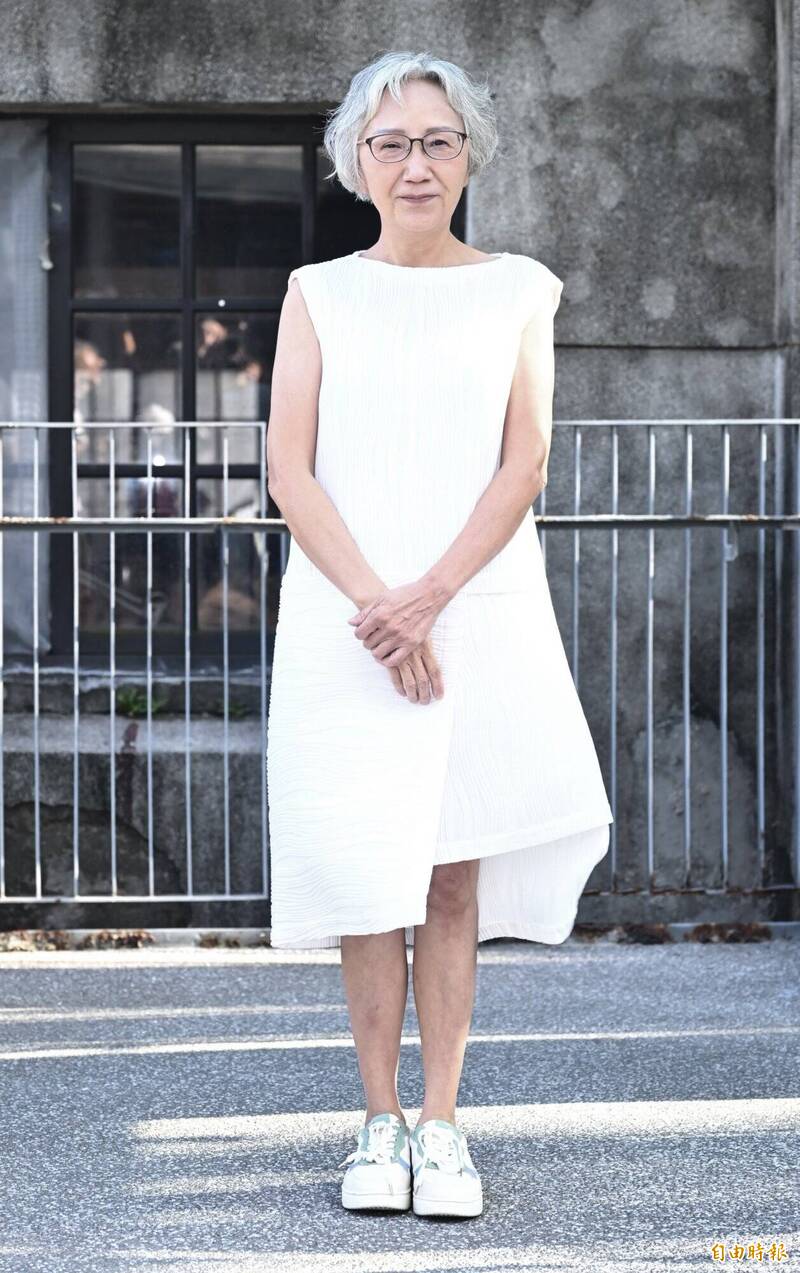 陸弈靜以客台電視電影《小包袱》入圍金鐘61迷你劇集(電視電影)女配角獎。(記者陳奕全攝)