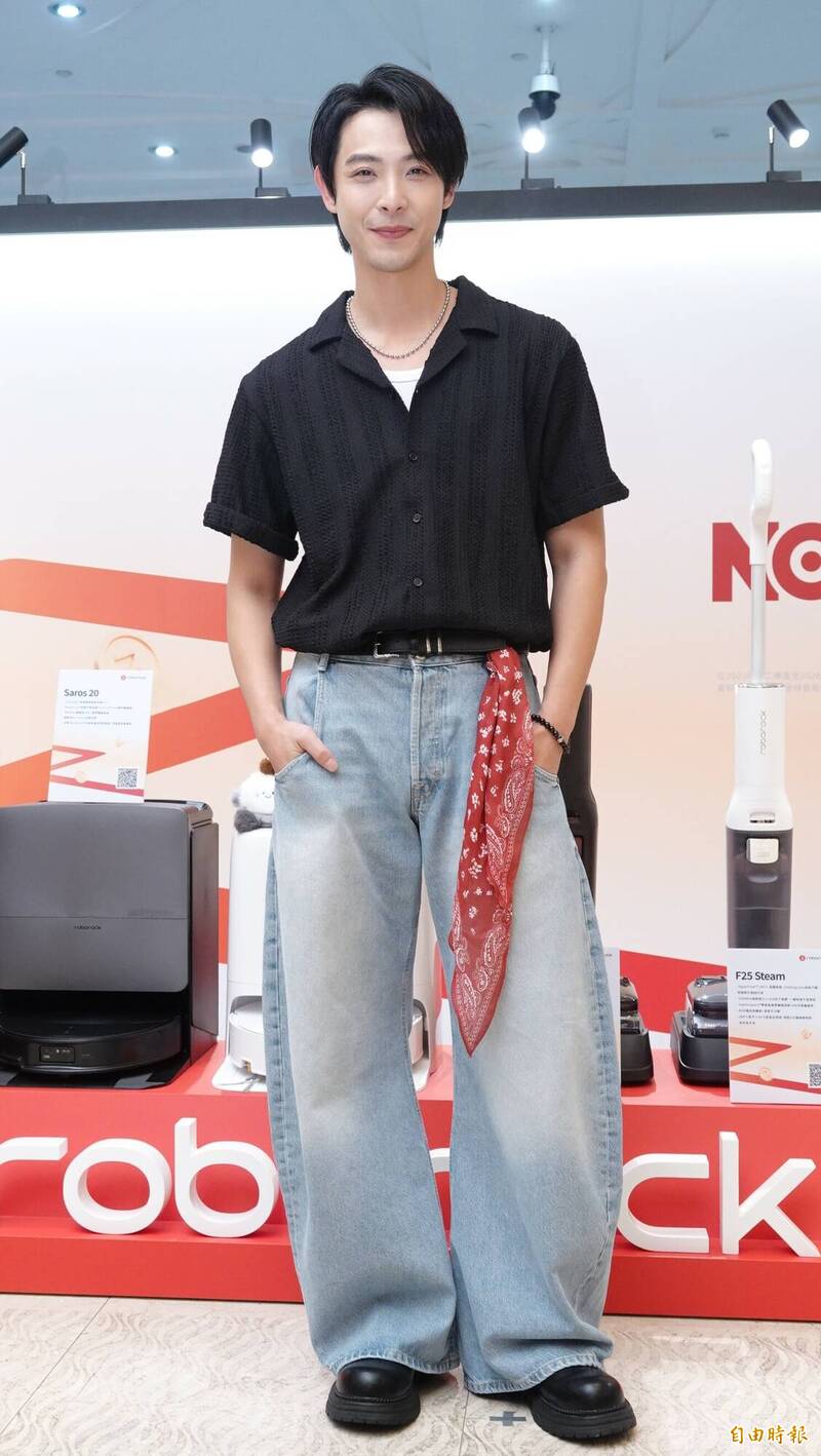 連晨翔透露持續操肌全是為了前世情人。（記者潘少棠攝）