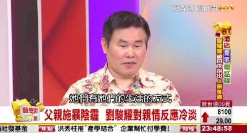 女兒斷聯15年    劉駿耀痛揭怨恨⋯真相令人心疼