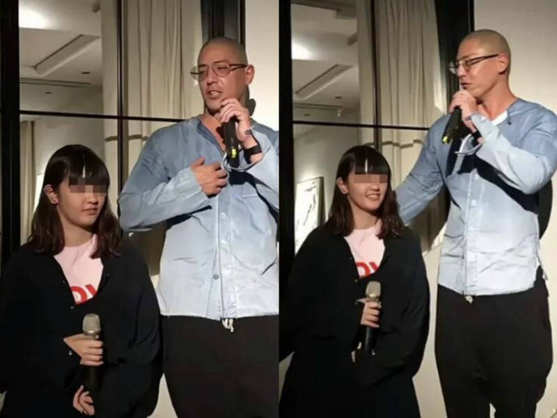 蔣友柏女特助陪吃尾牙    肢體語言洩戀情