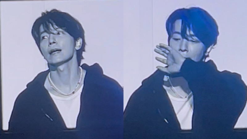 （直擊）SJ東海竟淚灑大巨蛋！台灣E.L.F.合唱《至少還有你》逼哭他