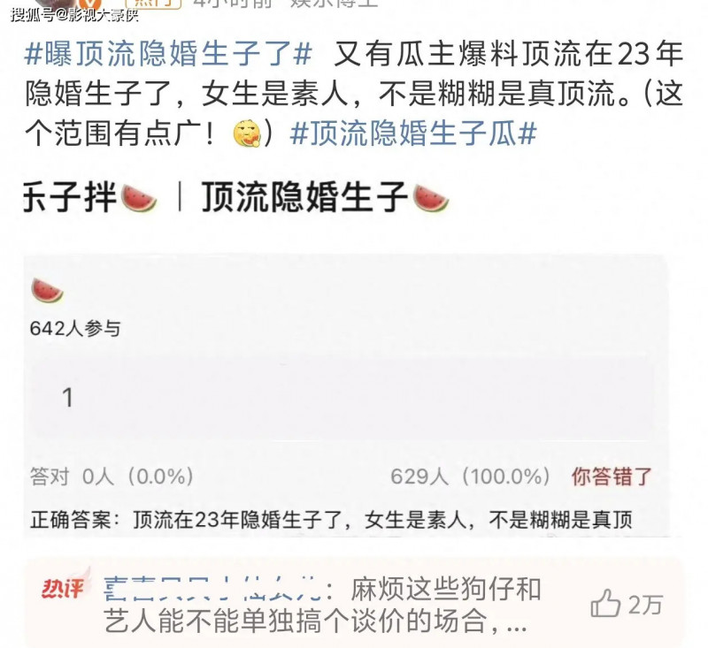 震撼彈！中國「粉絲數8位數頂流藝人隱婚生子」   網友獵巫登熱搜