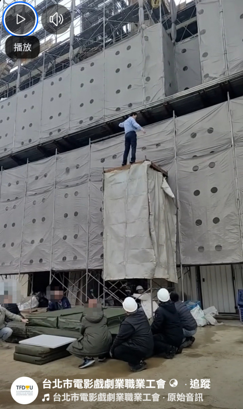 「豆腐媽媽」劇組武行墜樓送台北醫院治療 院方證實今早已出院