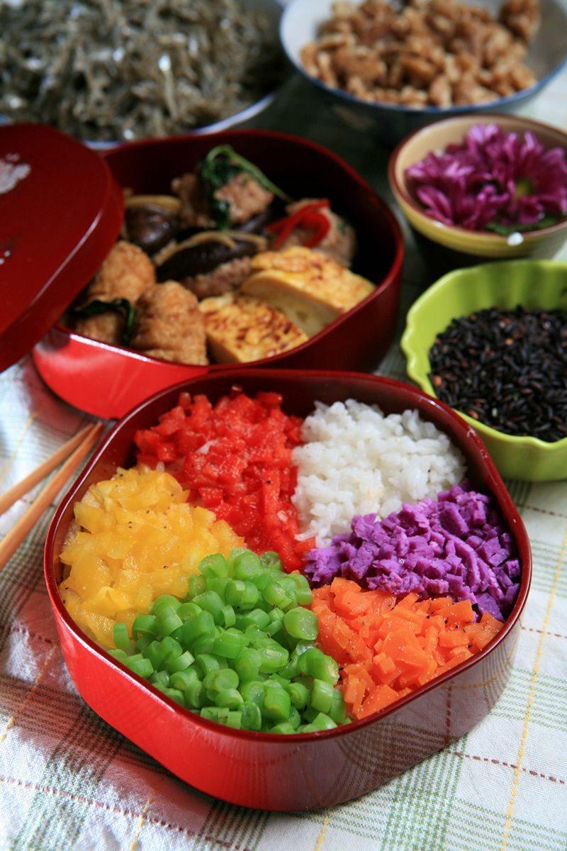 華麗六色便當