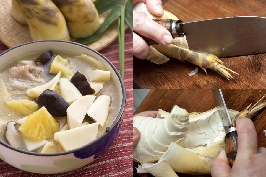 「綠竹筍燉雞湯」喝得到夏季限定鮮甜滋味！一刀去殼技巧必學
