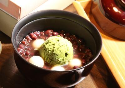 抹茶白玉紅豆湯