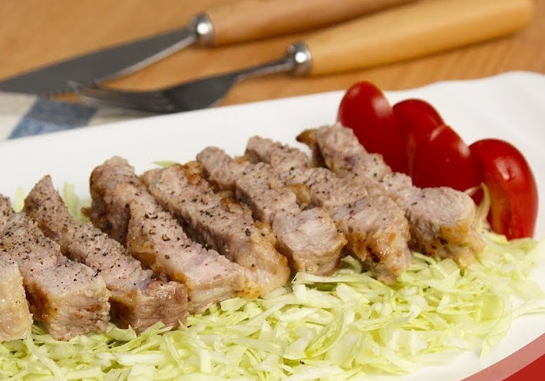 厚煎梅花豬肉排