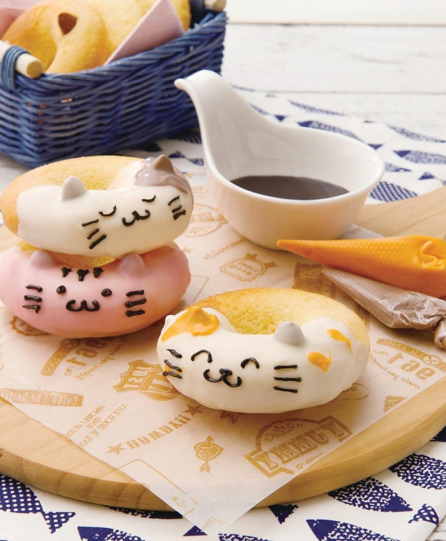 可愛貓貓甜甜圈
