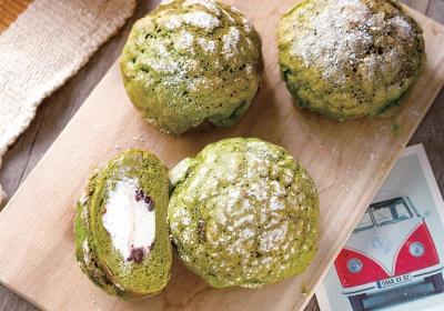 宇治抹茶冰心麵包