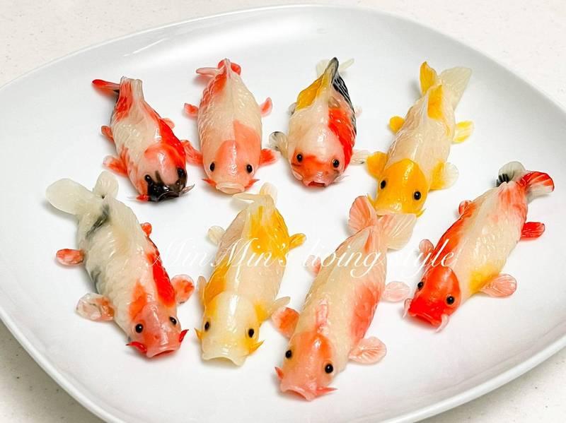 超擬真「錦鯉蝦餃」每隻花色不同！做法公開網驚嘆：藝術品級別