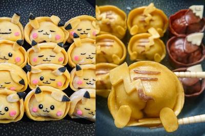 超Q寶卡夢造型餃子好想咬一口！皮卡丘做法步驟曝光吸網友朝聖