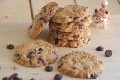 氣炸烤箱也能做！「美式巧克力豆軟餅乾」簡單好上手