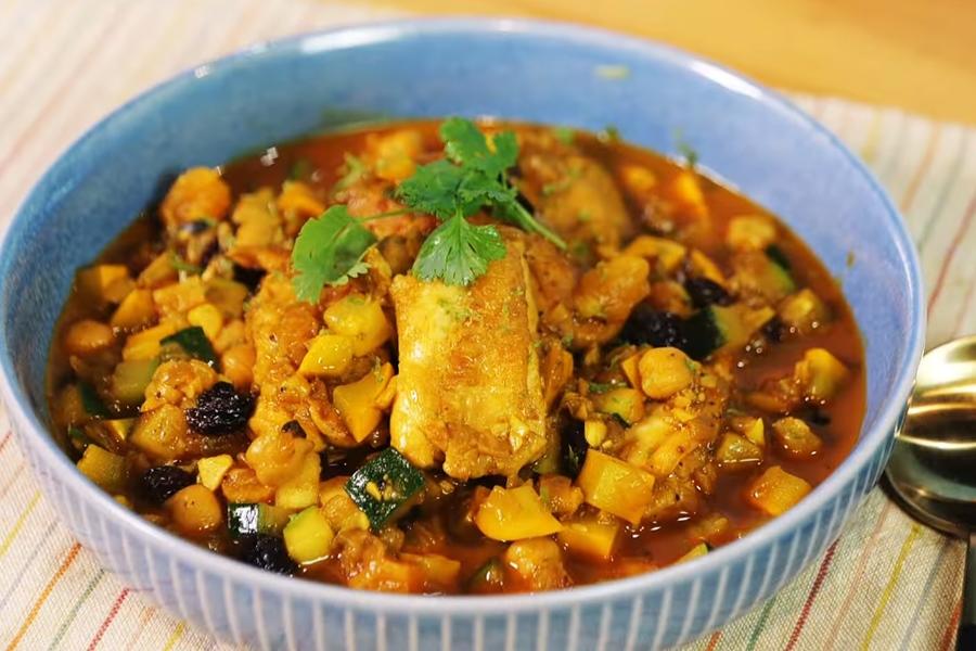 摩洛哥香料蔬菜燉雞 | 一鍋到底做出噴香異國風料理