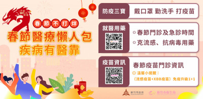 竹市6醫院春節急診不打烊 衛生局網頁設就醫懶人包