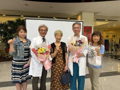 8旬婦肺麟癌4期 雙免疫治療2年病況改善