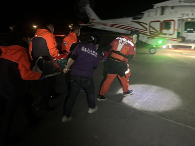 醫療直升機單日後送3起重症 組員空中吃3餐