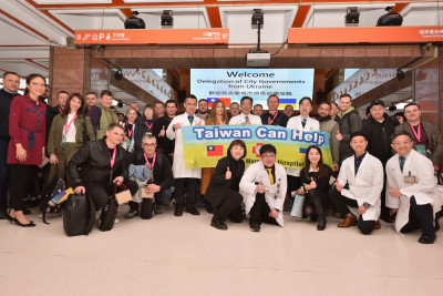 烏克蘭10城市官員親訪 馬偕醫院強化雙方醫療交流