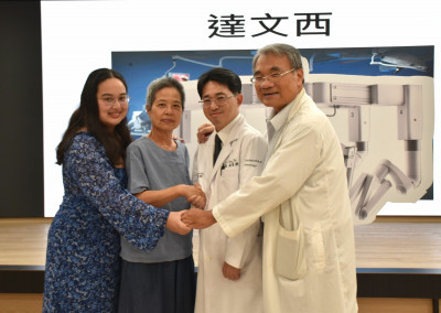 卵巢腫瘤大如籃球 達文西加單孔腹腔鏡 傷口不到3公分