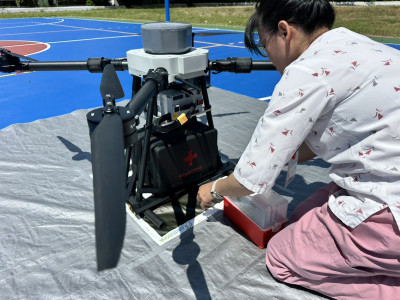 衛福部首度啟動無人機送藥 避免醫護涉險