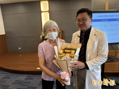 婦人到台東馬偕做「斜側路腰椎椎體間融合術」2個月恢復 隔天下床