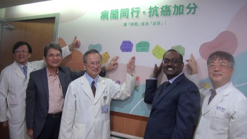 高醫與癌症希望基金會攜手打造全台第一間血癌友善病房今啟用。（記者方志賢攝）