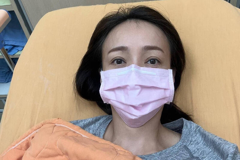 季芹也中流感，反覆燒3天到急診報到。（圖擷取自季芹Instagram）