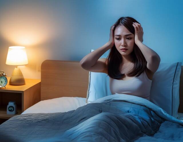 中醫師分享，情緒不佳、腸胃不好、年紀大的人容易失眠，可靠穴位針灸治療；圖為情境照。（圖取自photoAC）