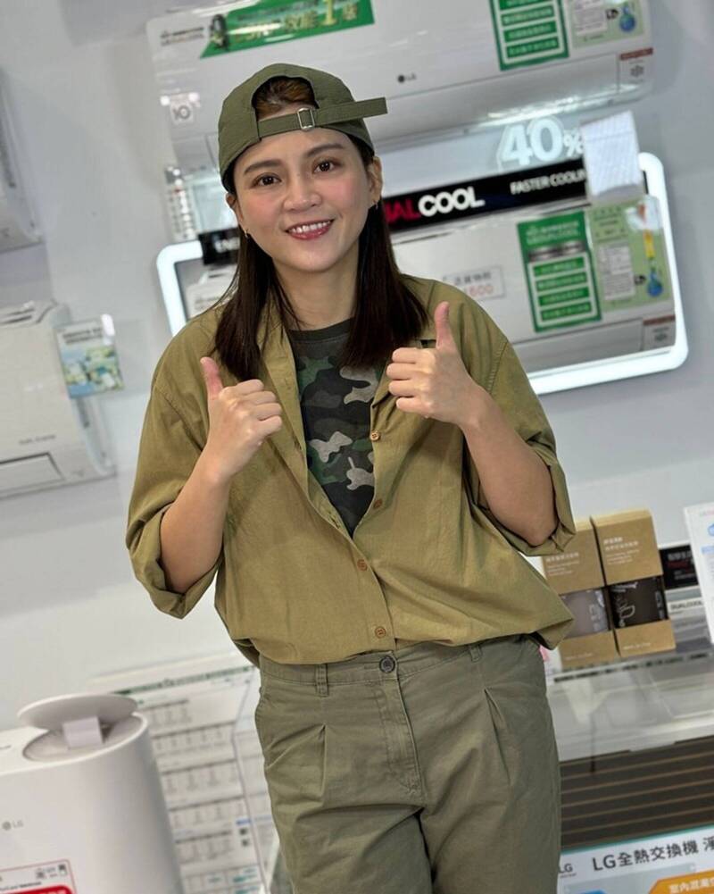 葉欣眉在健檢時發現有「神經內分泌瘤」，手術後預後良好，目前已出院。（翻攝自臉書）