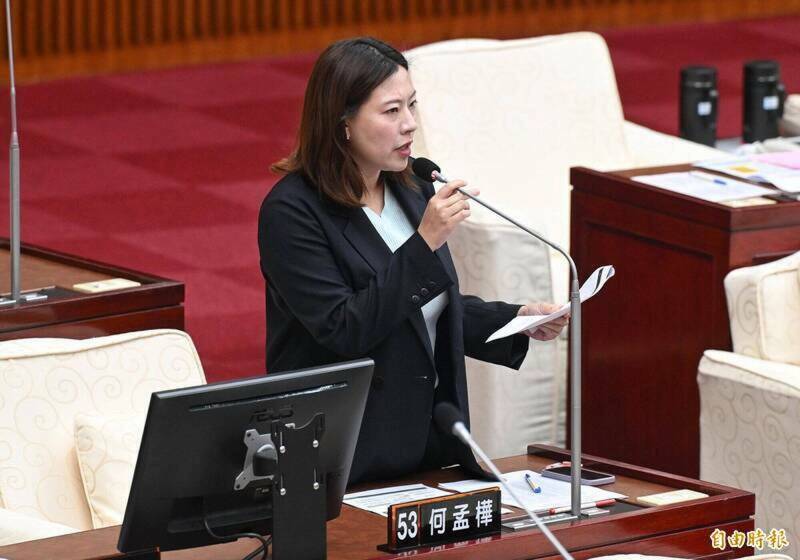 台北市議員何孟樺今(3)日談到將進行子宮肌瘤手術。(資料照) 台北市議員何孟樺今(3)日談到將進行子宮肌瘤手術。(資料照)
