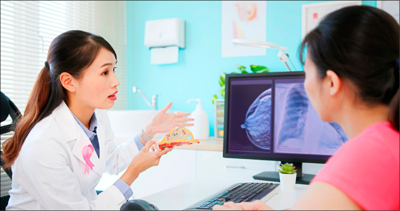 ▲乳癌病友能否及早發現病灶，以及遵醫囑治療很重要；圖為情境照，圖中人物與本文無關。（照片來源：shutterstock）