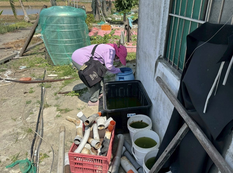 台南新增2登革熱境外移入病例,市長黃偉哲籲請民眾加強清除積水容器,落實「巡、倒、清、刷」。(南市衛生局提供) 台南新增2登革熱境外移入病例,市長黃偉哲籲請民眾加強清除積水容器,落實「巡、倒、清、刷」。(南市衛生局提供)