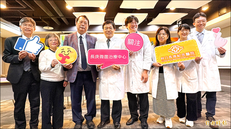 ▲長庚醫療團隊發現無毒梭菌的威脅性。(記者林志怡攝) ▲長庚醫療團隊發現無毒梭菌的威脅性。(記者林志怡攝)