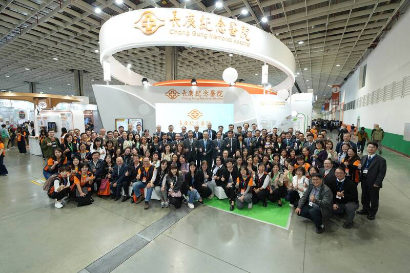 長庚展區是最具規模與受矚目的醫療展區之一。(長庚醫院提供) 長庚展區是最具規模與受矚目的醫療展區之一。(長庚醫院提供)
