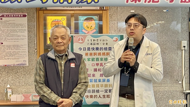 5年得5種癌症恢復良好 71歲屏東男認證癌篩重要性