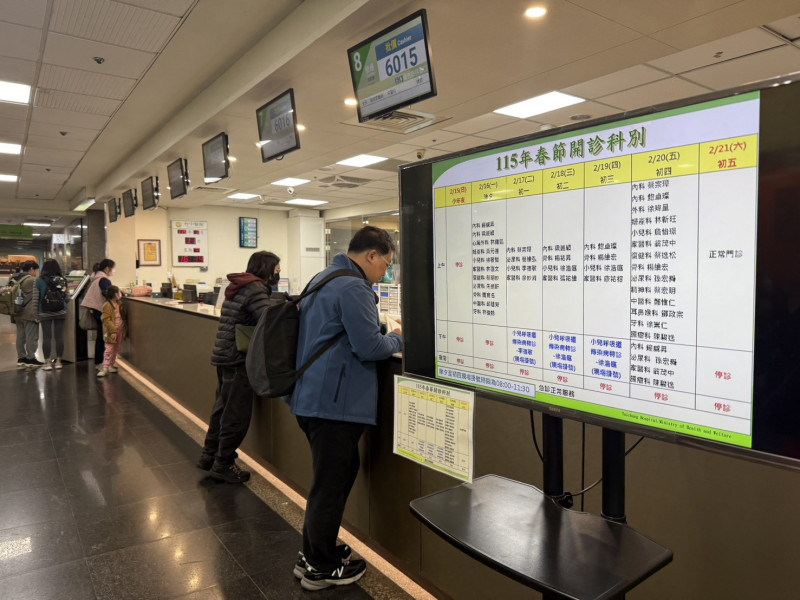 台中市急救責任醫院春節門診,初四後大多恢復門診,其中部立台中醫院等從除夕到初四皆設門診,另中市設有2處假日輕急症中心(UCC)台安雙十醫院、家健聯合診所。(台中醫院提供) 台中市急救責任醫院春節門診,初四後大多恢復門診,其中部立台中醫院等從除夕到初四皆設門診,另中市設有2處假日輕急症中心(UCC)台安雙十醫院、家健聯合診所。(台中醫院提供)