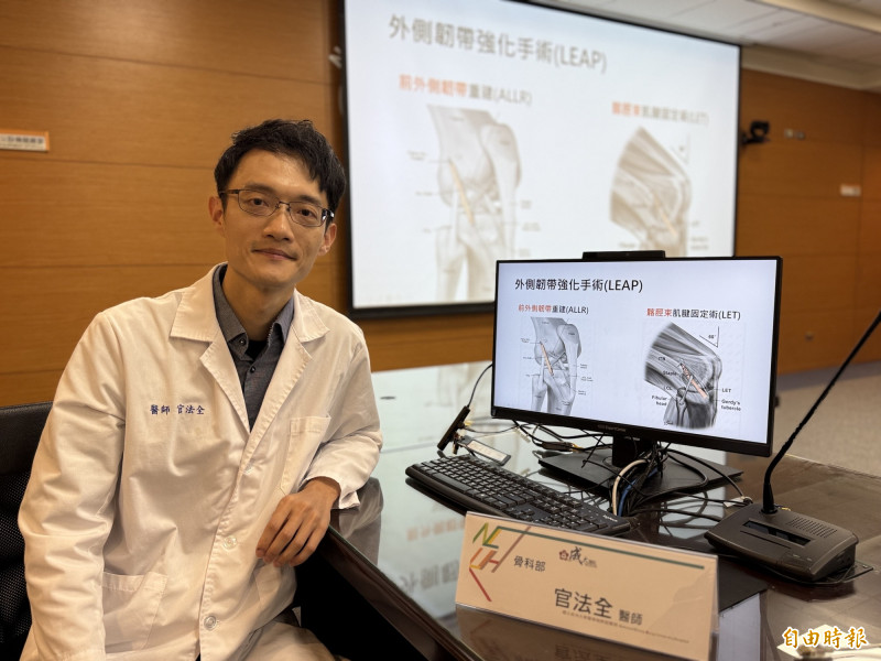 大學男球員落地啪一聲前十字韌帶斷裂 複合手術助返球場