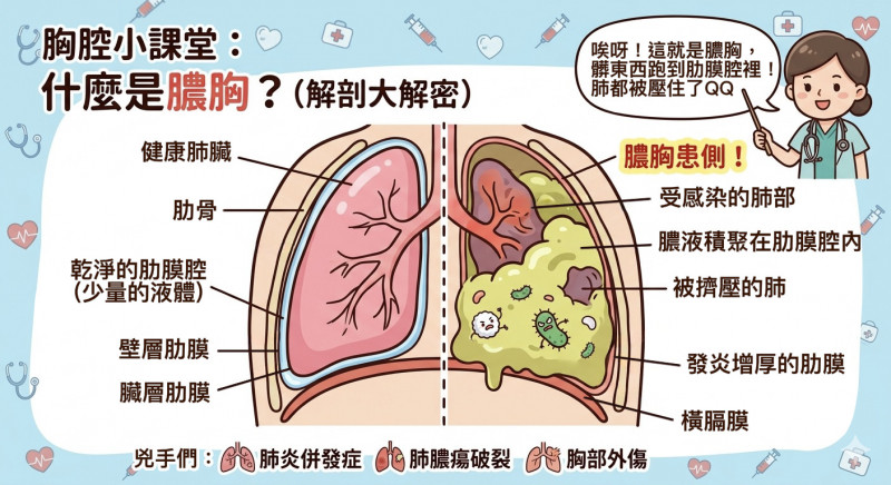 25歲移工感冒拖變重症 胸腔積膿肺塌陷險喪命