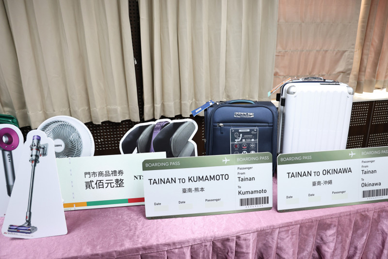 健康加好康,台南推出婦女篩檢獎勵超過千名名額獎品。(台南市府提供) 健康加好康,台南推出婦女篩檢獎勵超過千名名額獎品。(台南市府提供)