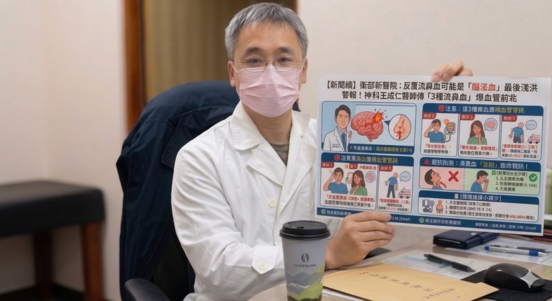 反覆流鼻血中風機率飆3倍  醫：3種情形應立即就醫